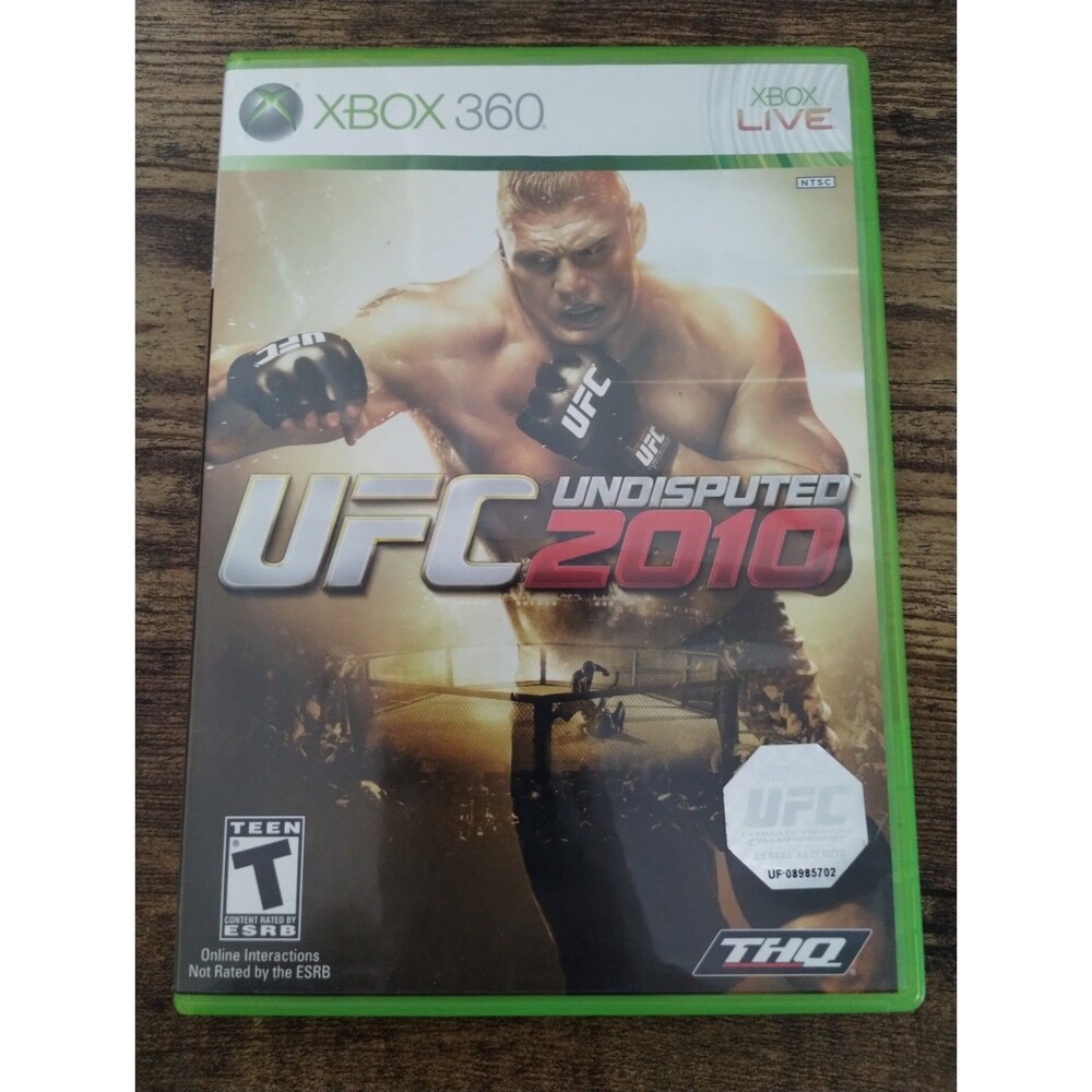 Mint Disc Xbox 360 UFC Undisputed 2010 10 No Manual Free Postage
